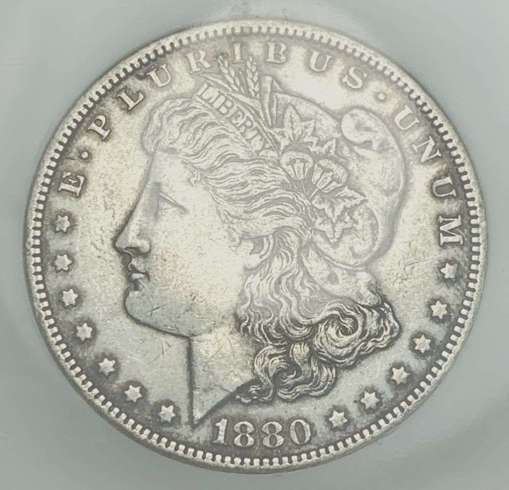 1880 Morgan Silver Dollar Binion Collection (1 of 4)