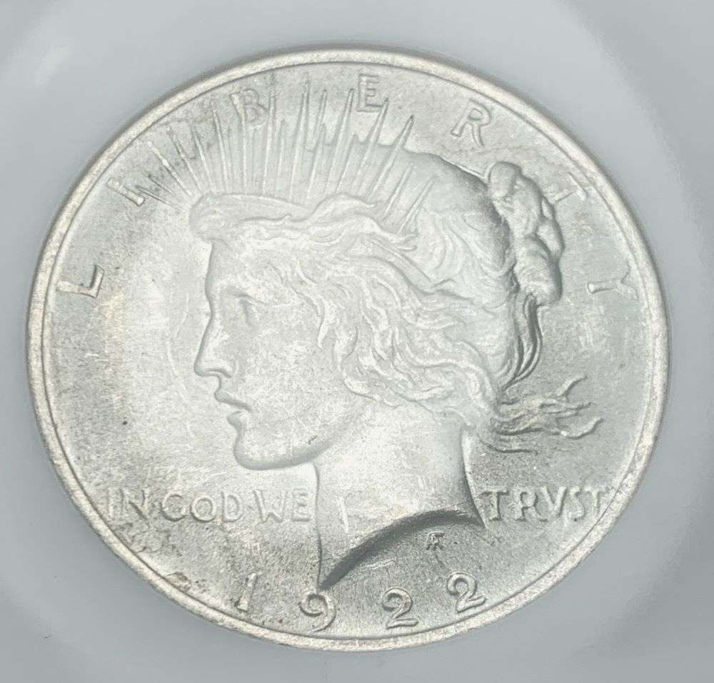 1922 Peace Silver Dollar Binion Collection (1 of 4)