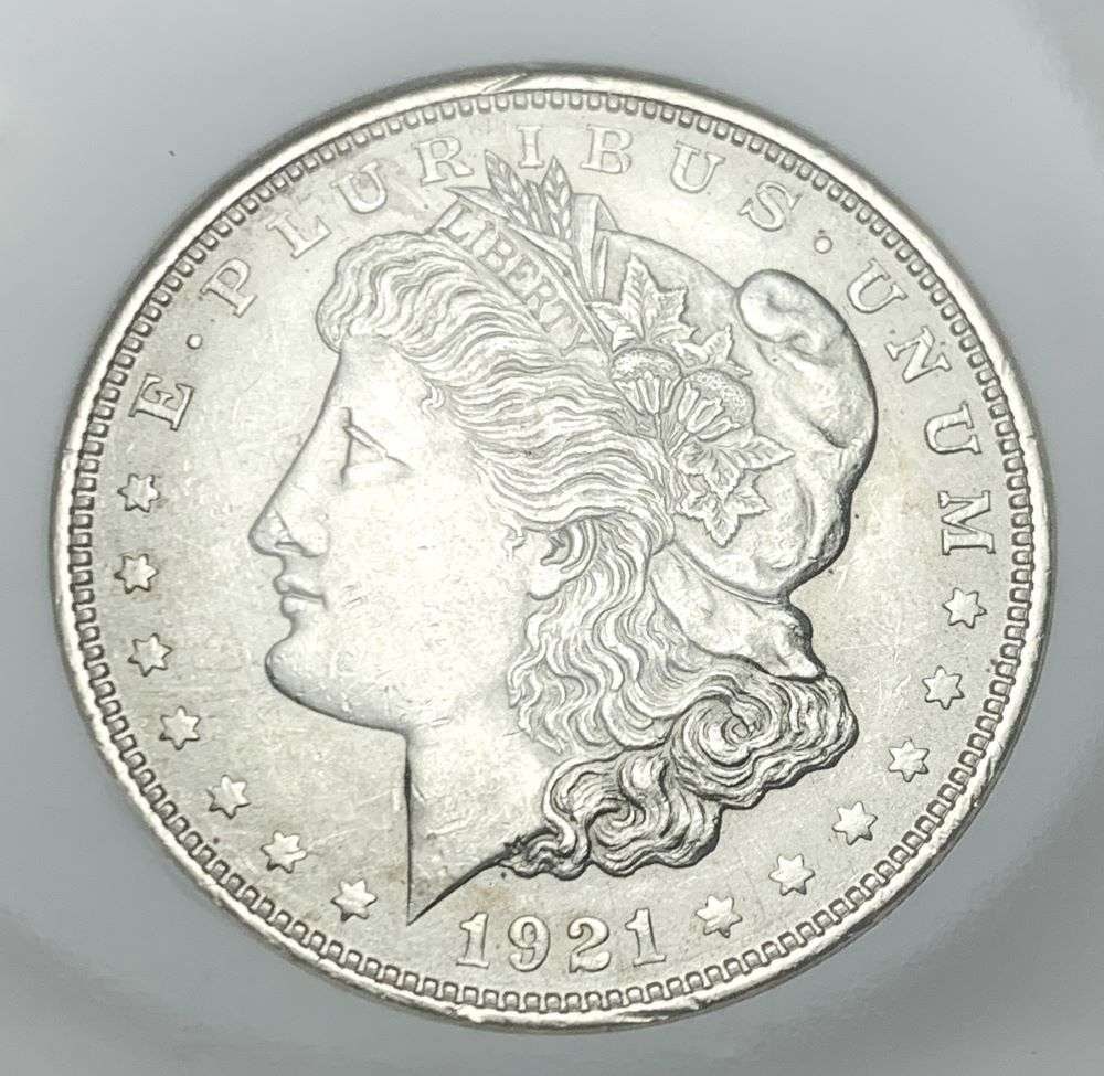 1921 Morgan Silver Dollar NGC BU (1 of 4)