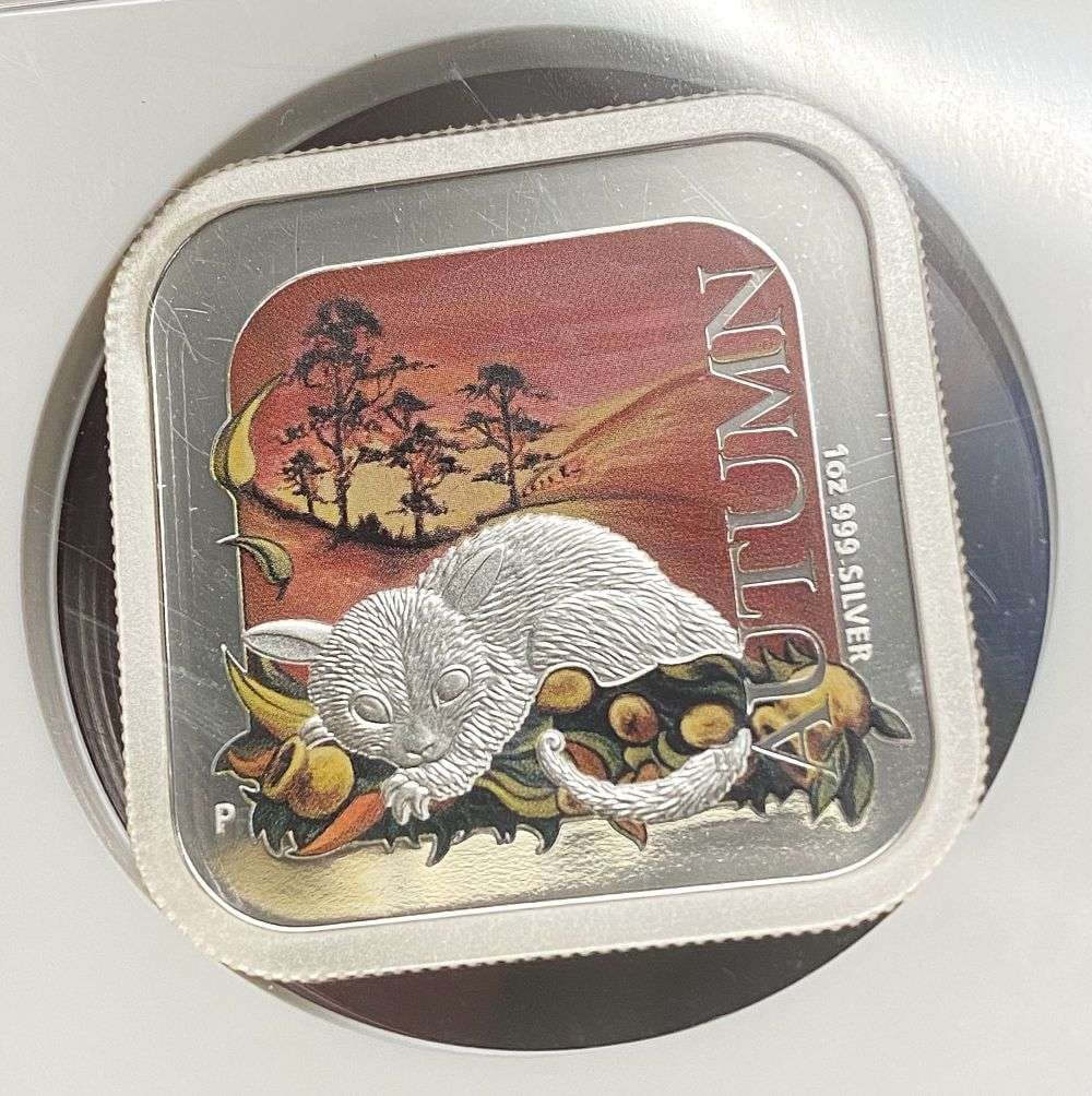 Colorized 2013-P Australia Seasons Autumn 1 ozt .999 Silver Dollar NGC PF69 Ultra Cameo: Winner shall receive the exact coin shown here. (BD/EB)