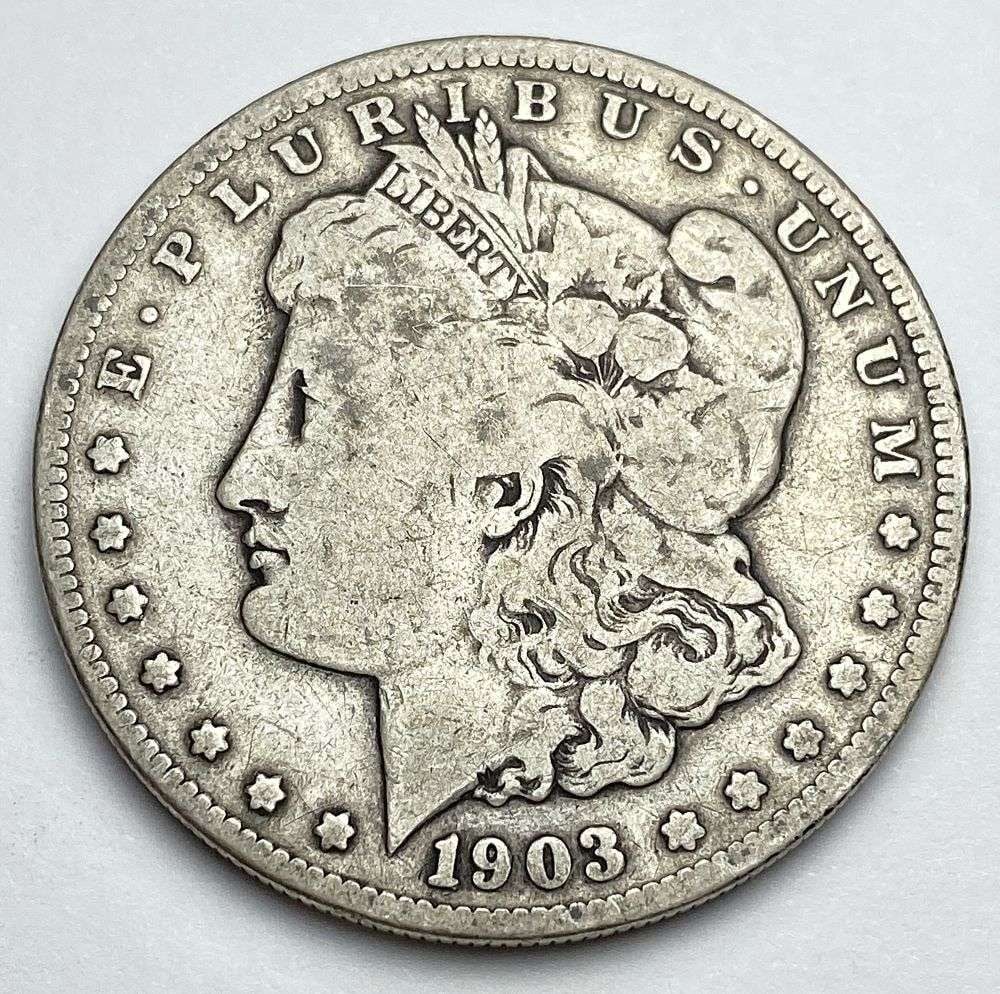 1903-S Morgan Silver Dollar Fine Details (1 of 2)