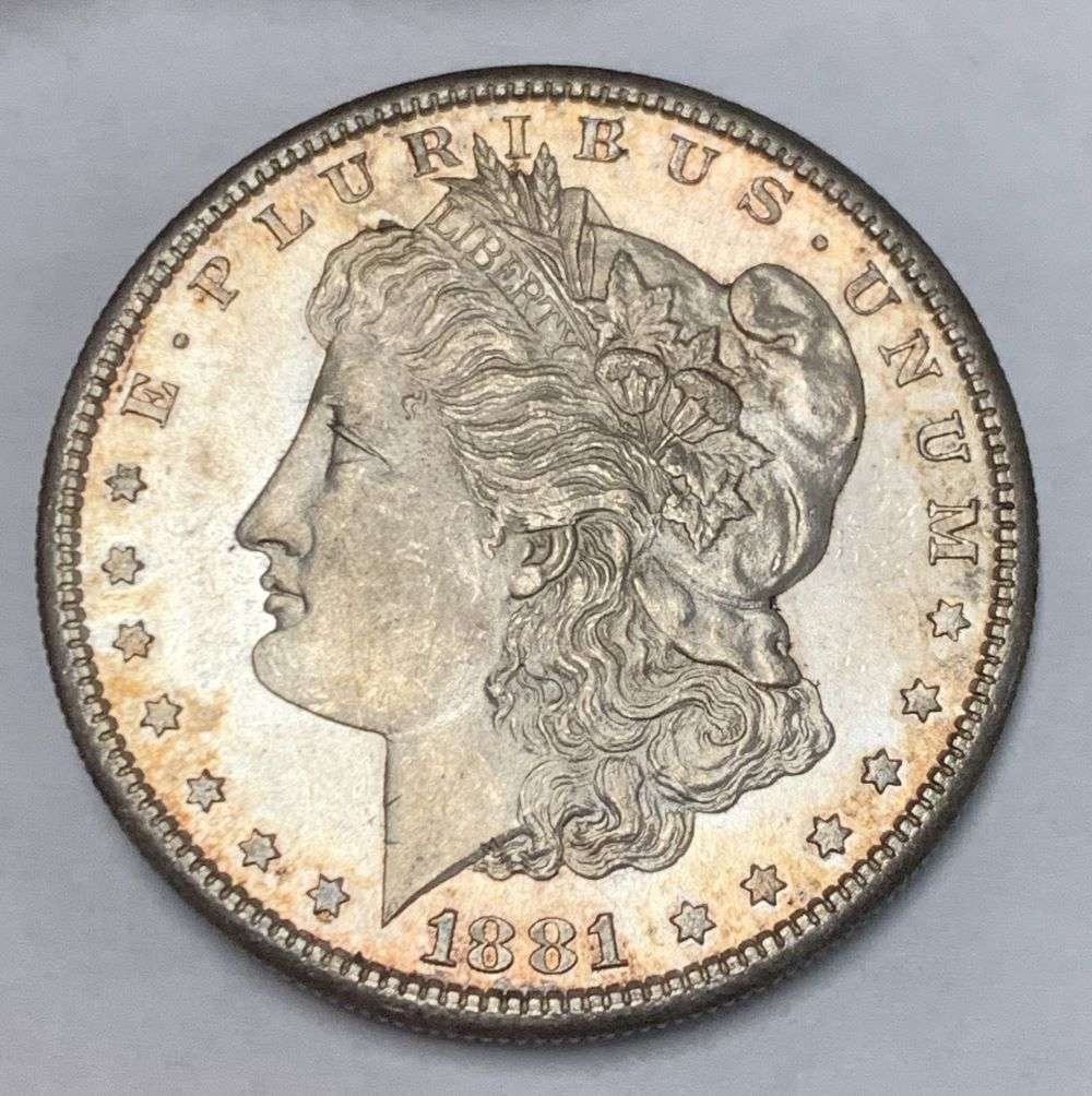 1881-S Morgan Silver Dollar MS65 (1 of 2)