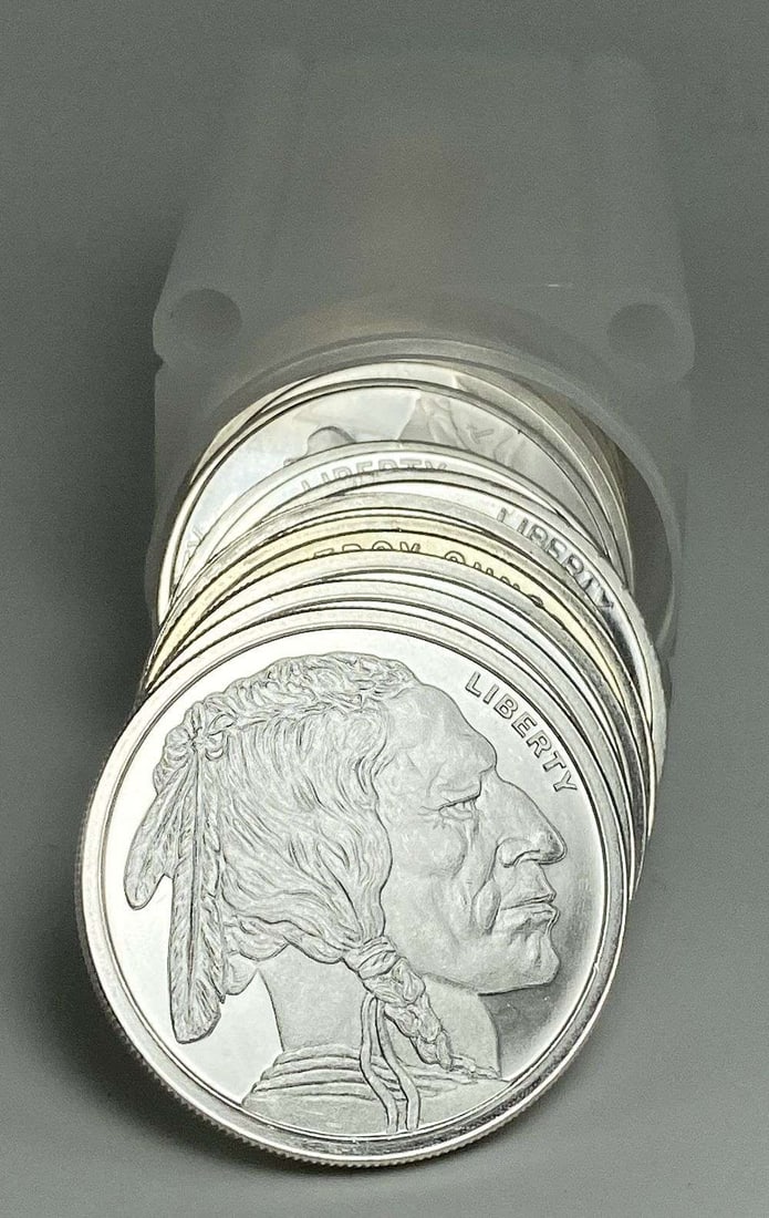 Roll (20-coins) Buffalo 1 ozt .999 Silver (1 of 3)