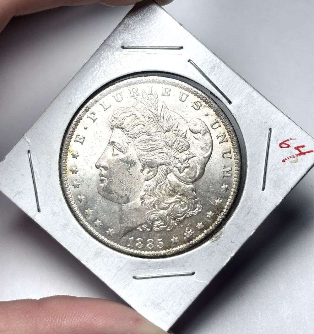 1885-O Morgan Silver Dollar MS64 (1 of 2)
