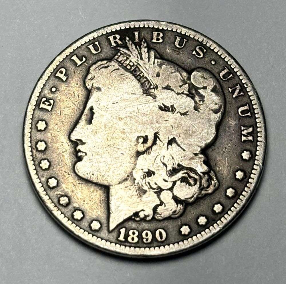 1890-CC Morgan Silver Dollar VG Details (1 of 2)