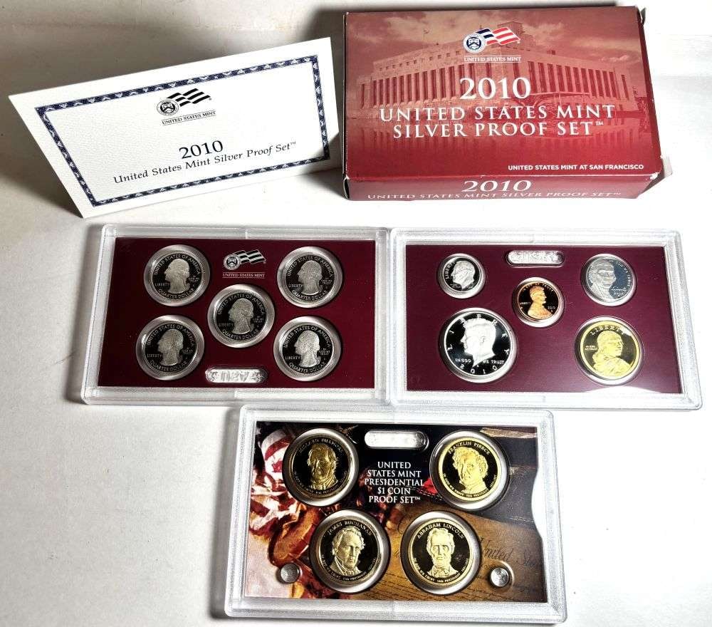 2010 United States Mint Silver Proof Set (14-coins) (1 of 4)