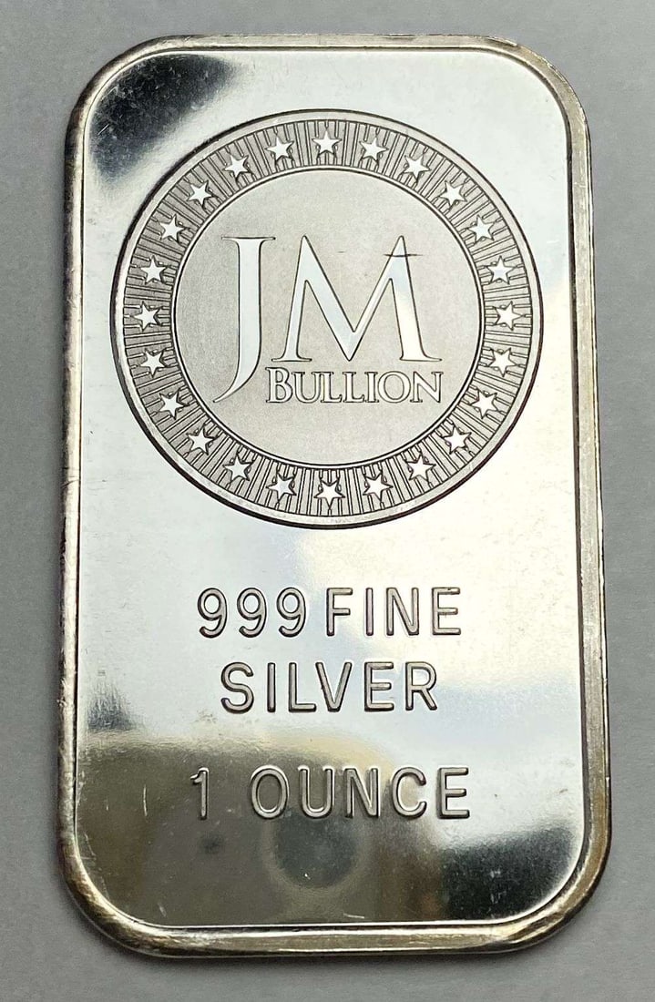 JM Bullion 1 ozt .999 Silver Bar (1 of 2)