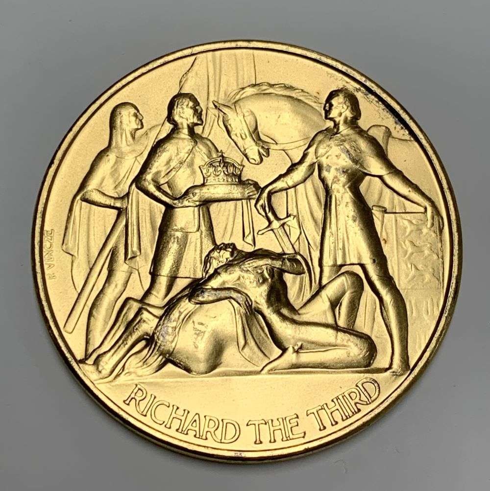 Vintage Shakespeare "Richard The Third" 2.295 ozt .999 Silver (1 of 5)