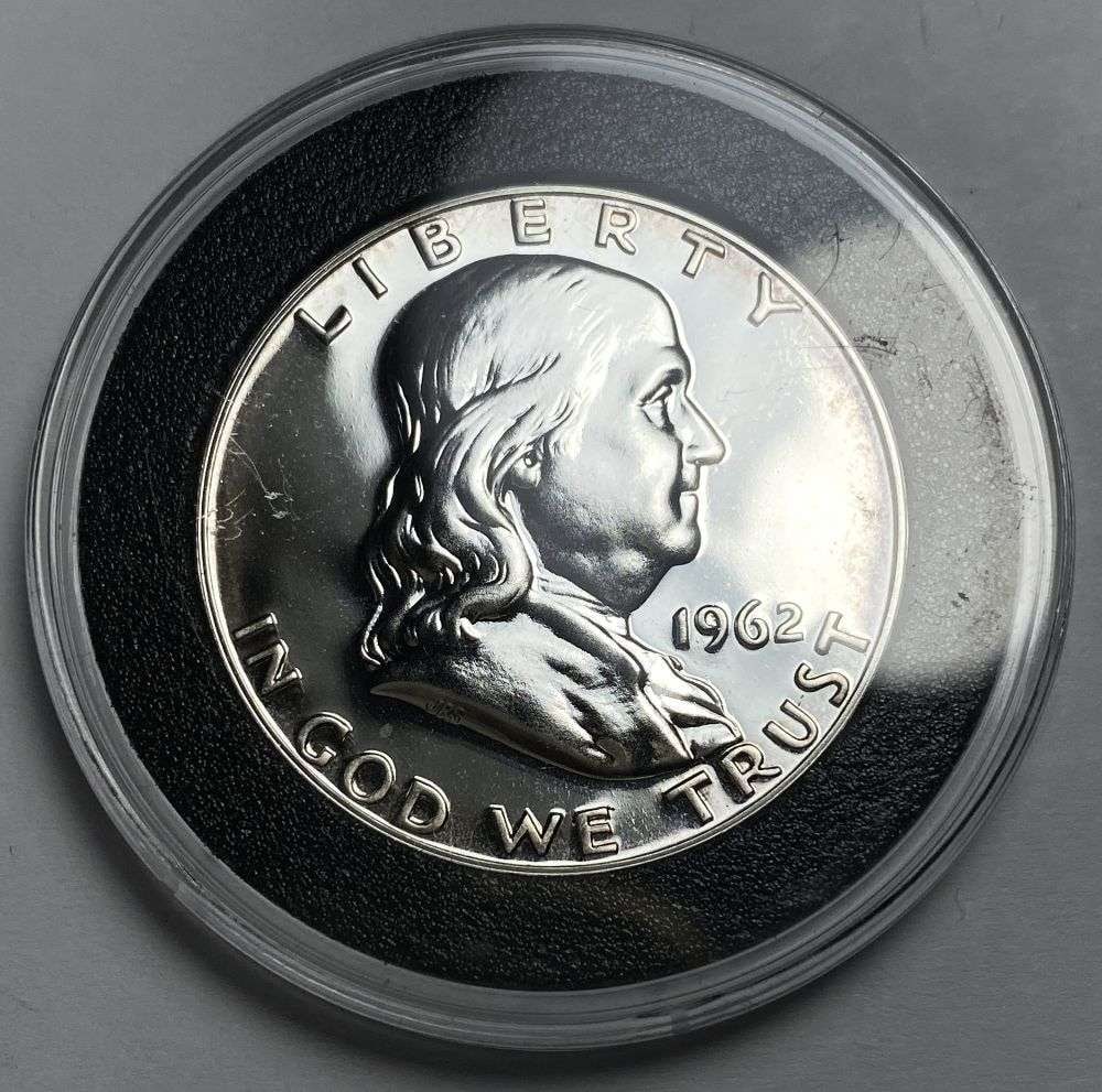 1962 Franklin Silver Half Dollar PF68+ (1 of 2)
