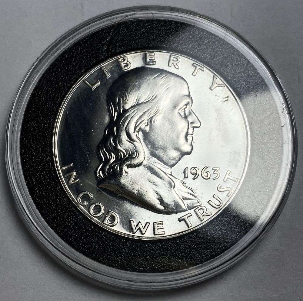 1963 Franklin Silver Half Dollar PF68+ (1 of 2)