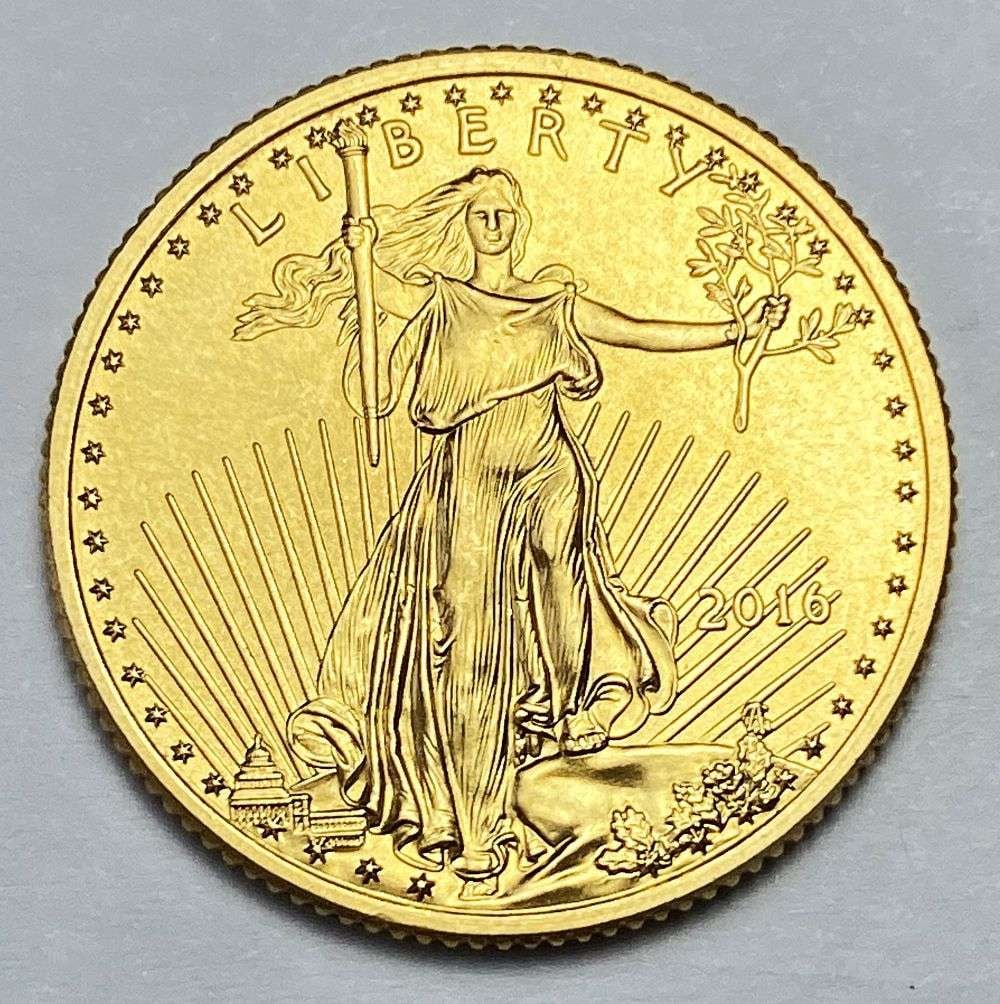 2016 American $10 Gold Eagle 1/4th ozt MS69 (1 of 2)