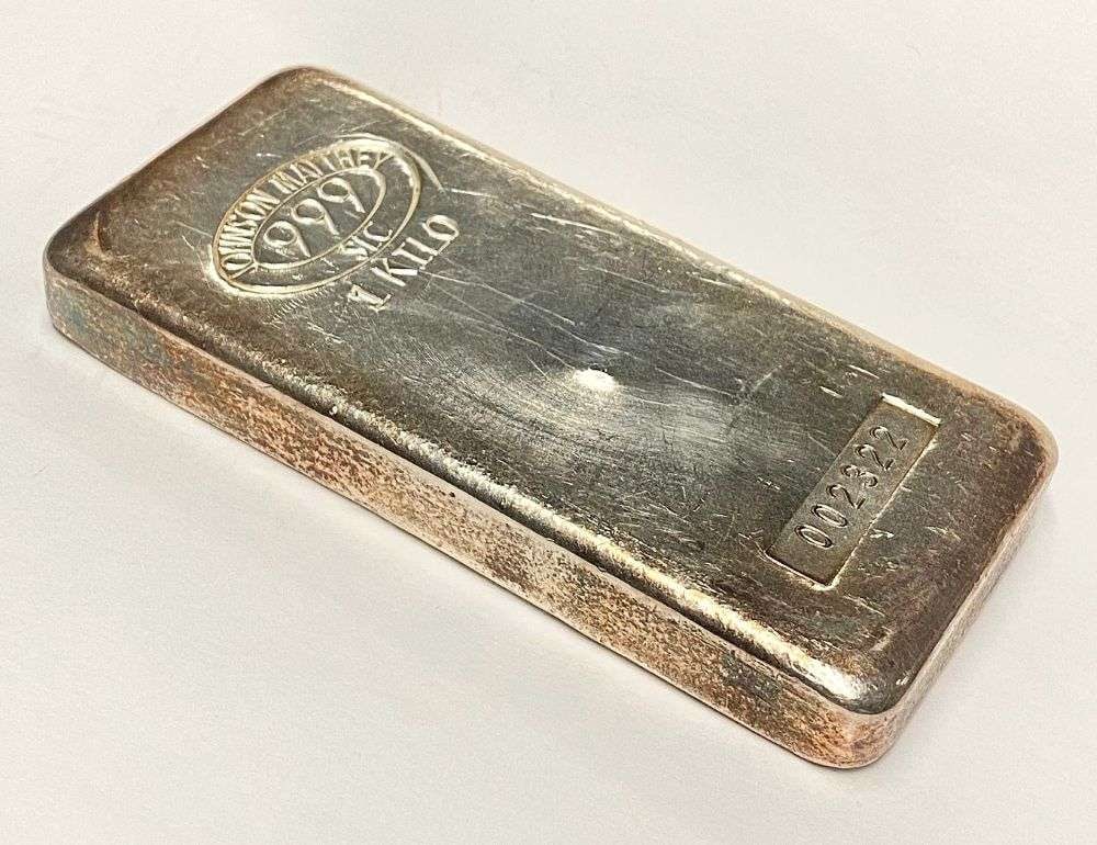 Johnson Matthey SLC 1 Kilo .999 Silver Bar (1 of 5)
