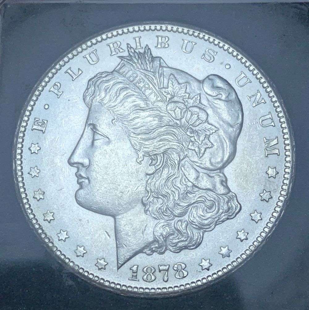 1878-CC Morgan Silver Dollar MS63 (1 of 4)
