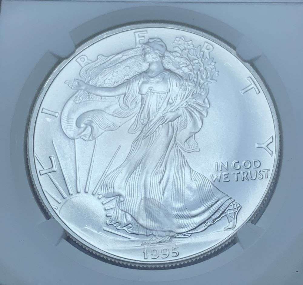 1995 American Silver Eagle NGC MS69 (1 of 4)