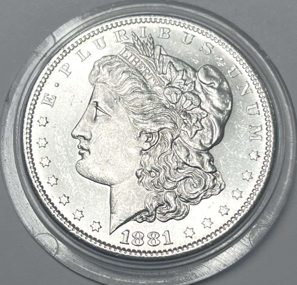 1881-S Morgan Silver Dollar MS64 (1 of 2)