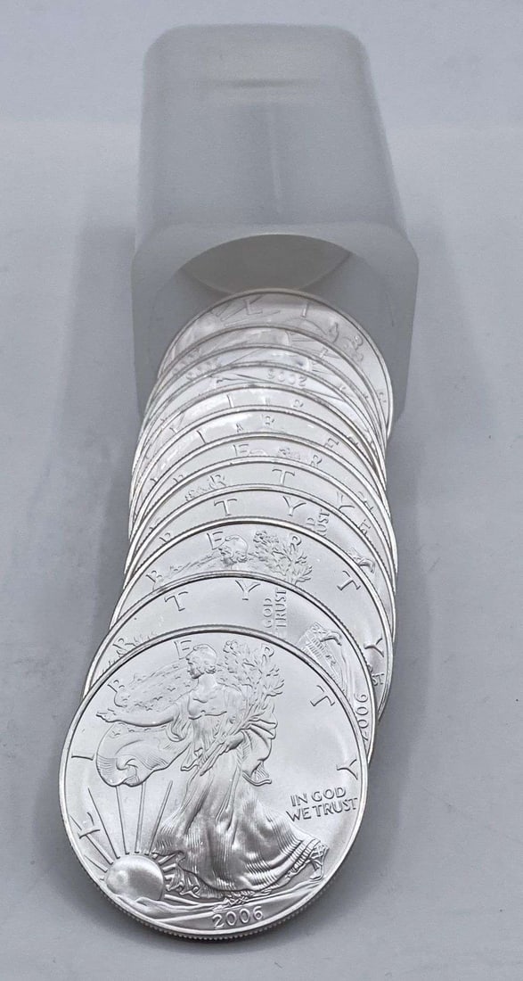 Original Treasury Roll (20) 2006 American Silver Eagles (1 of 4)