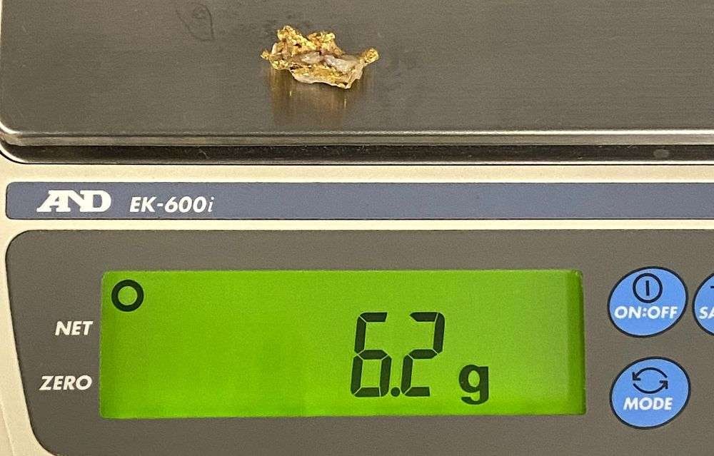 Last Minute! 6.2g Gold Nugget: Winner shall receive the exact item shown here. (RR)