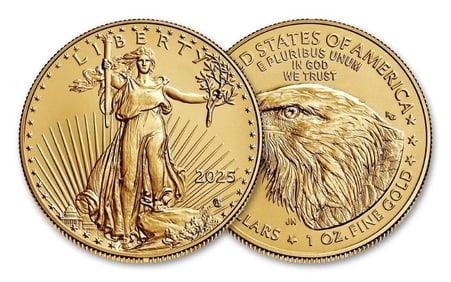 (3) 2025 American $50 Gold Eagle 1 ozt