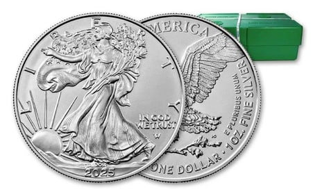 Mint Sealed Strapped 2025 American Silver Eagle Monster Box (500-coins)