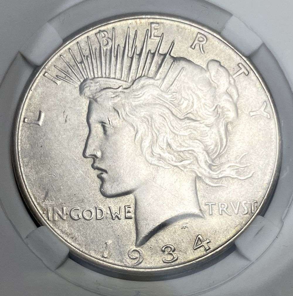 1934-D Peace Silver Dollar MS65 (1 of 4)