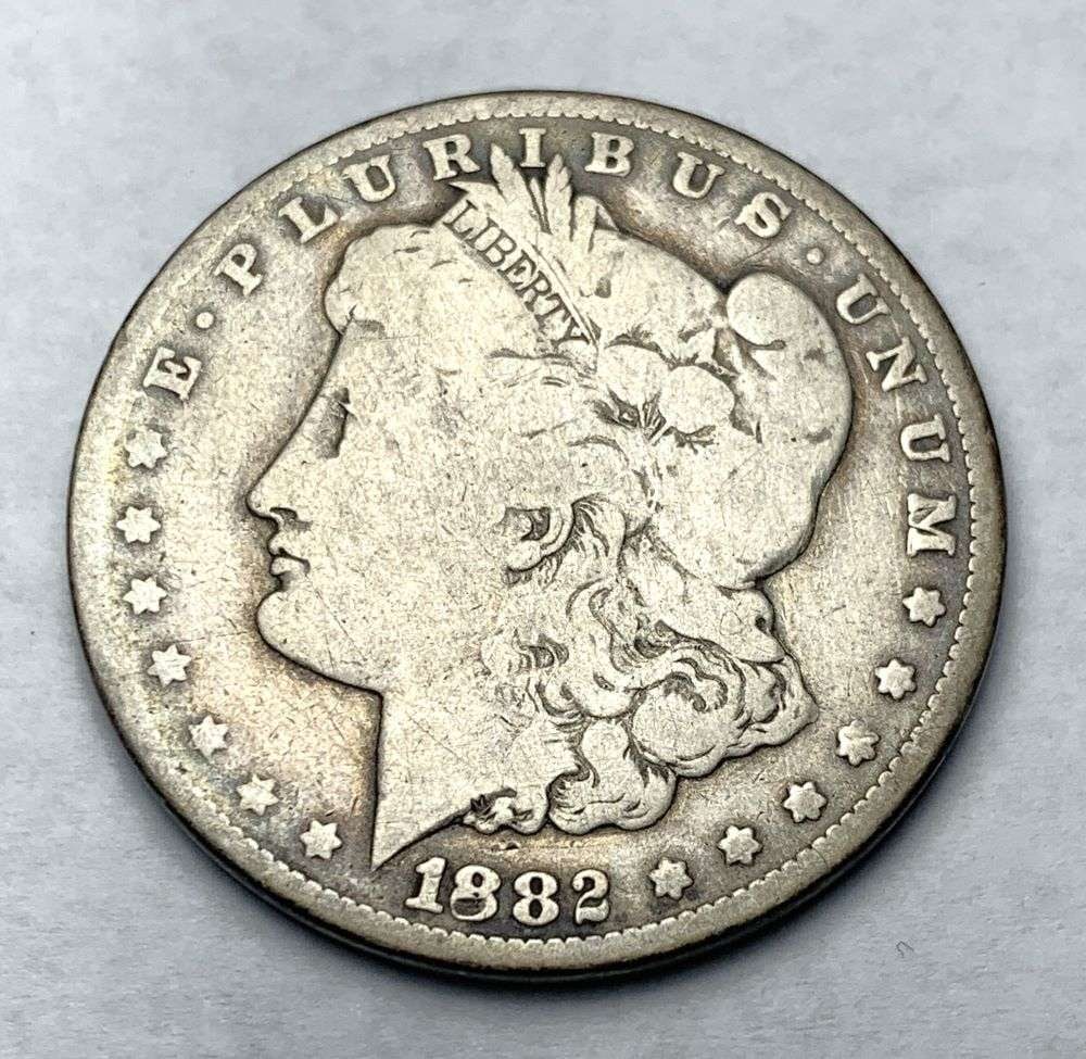 1882-CC Morgan Silver Dollar VG (1 of 2)