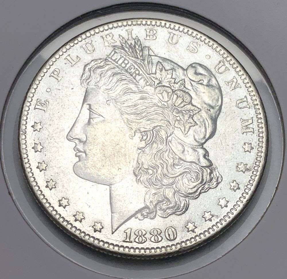1880-O Morgan Silver Dollar MS62 (1 of 2)