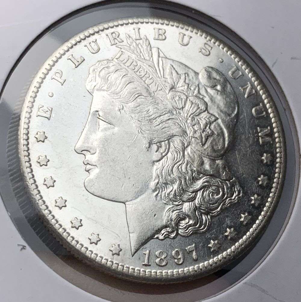 1897-S Morgan Silver Dollar MS64 PL (1 of 4)