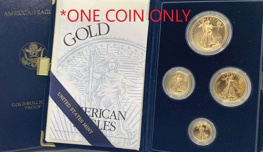 1999-W American $5 Gold Eagle 1/10th ozt Proof (1 of 3)