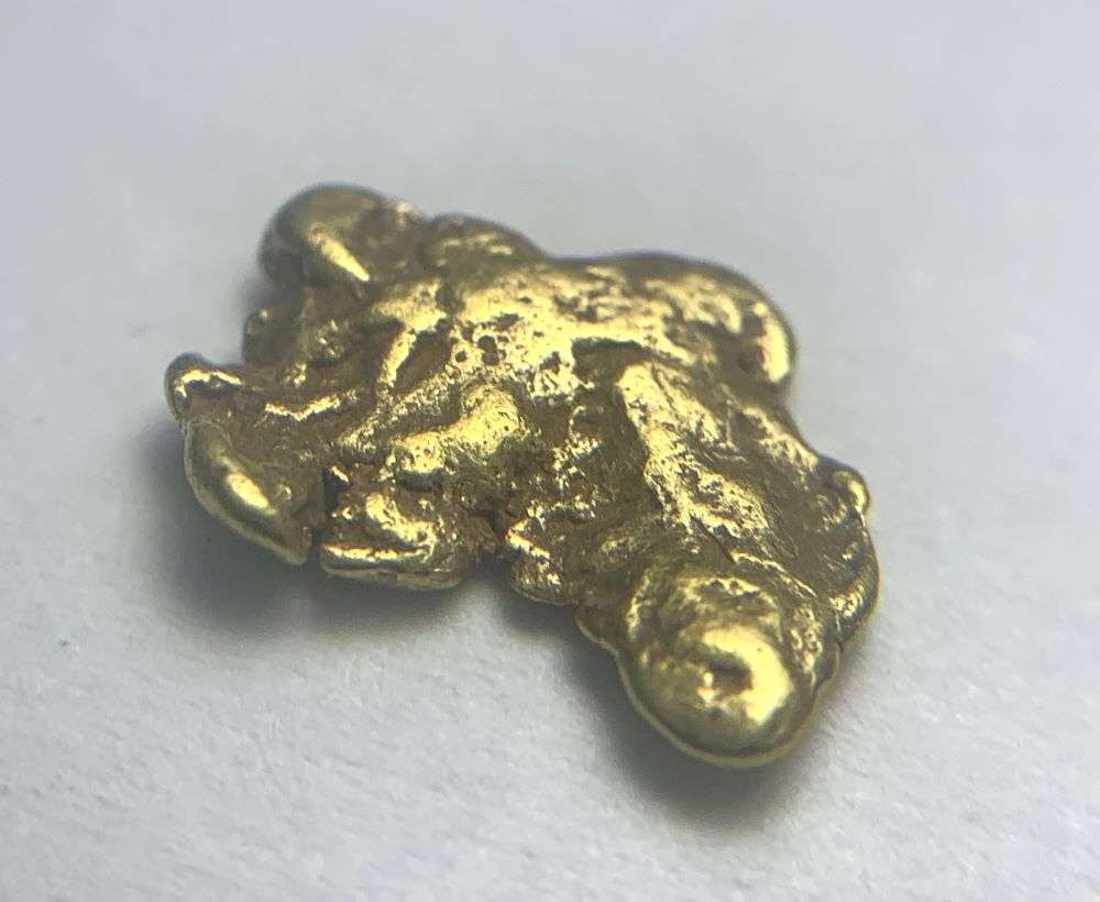 Last Minute! Alaska Gold Nugget 12 Grains: Winner shall receive the exact item shown here. (BD/B)