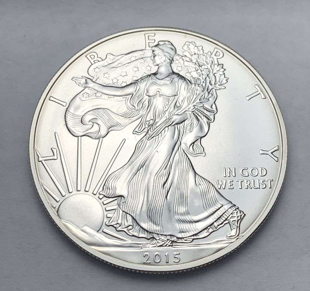 2015 American Silver Eagle: Winner shall receive the exact coin shown here. (BD/B)
