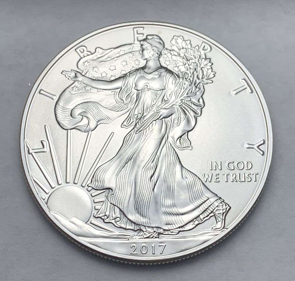 2017 American Silver Eagle: Winner shall receive the exact coin shown here. (BD/B)