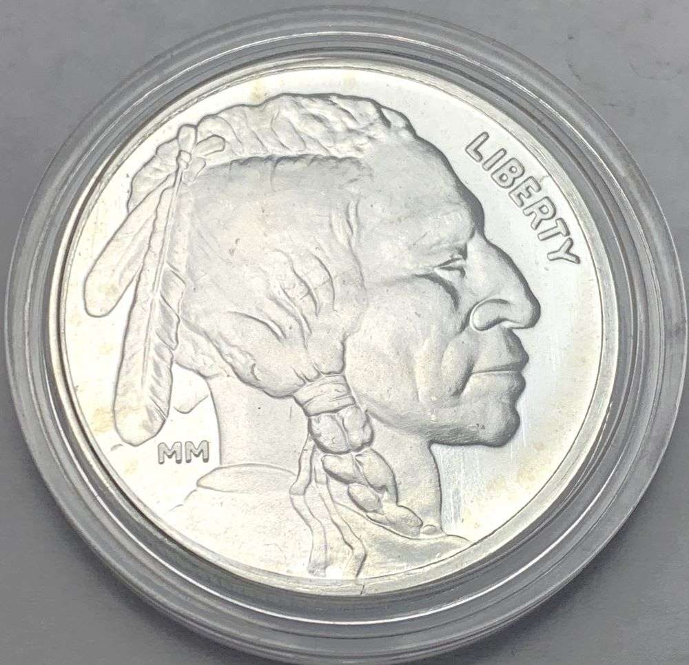 Buffalo 1 ozt .999 Silver: Winner shall receive the exact coin shown here. (BD/B)