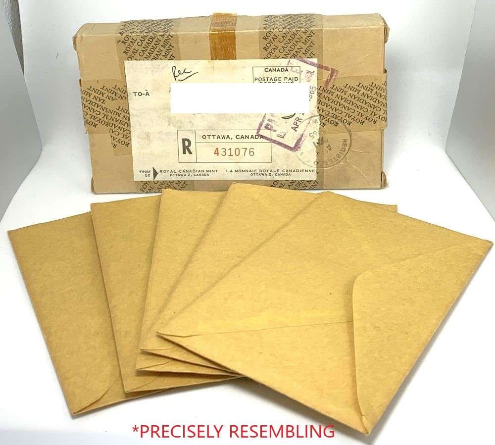 (5) Rare! 1965 Vintage Mint Sealed Royal Canadian 80% Silver PL Sets (30-coins) (1 of 17)