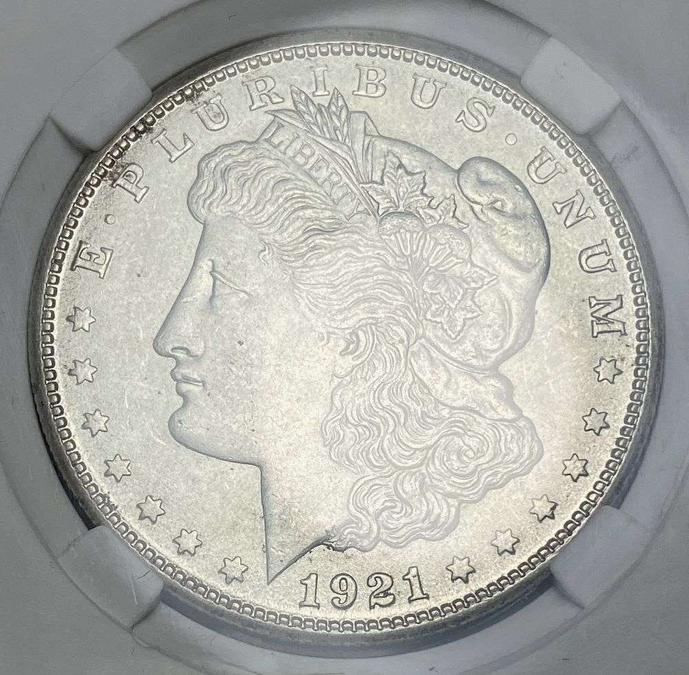 1921-S Morgan Silver Dollar MS66 (1 of 4)