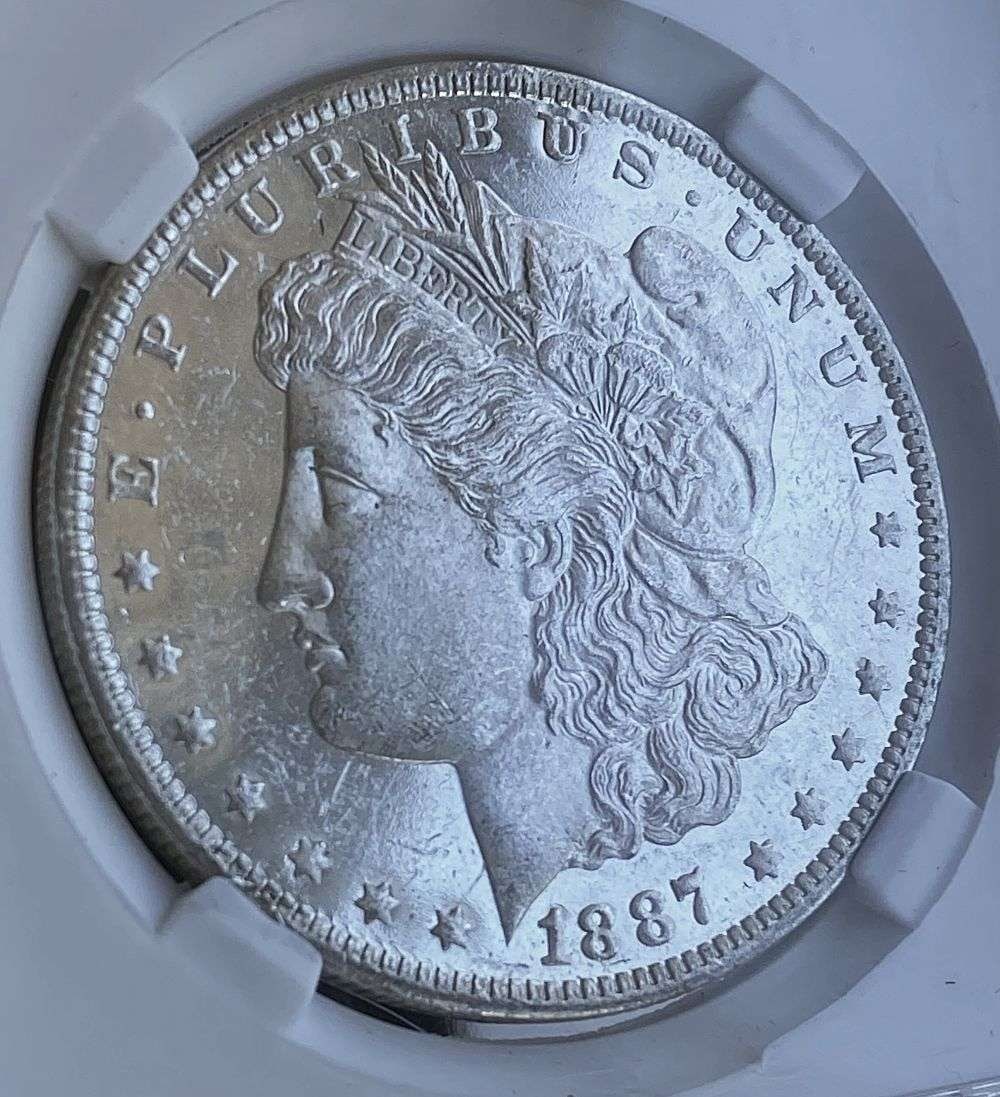 1887-O Morgan Silver Dollar MS64 DMPL (1 of 4)