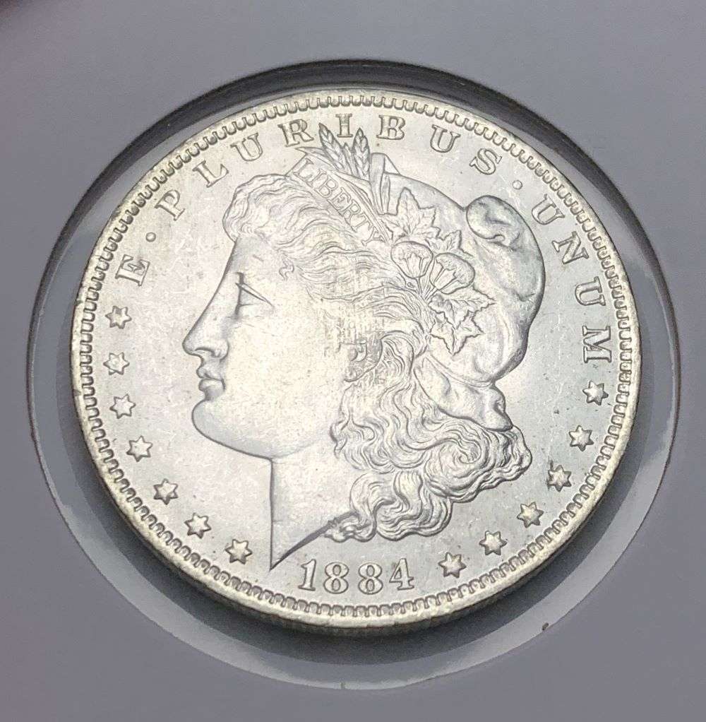 1884-O Morgan Silver Dollar MS64 (1 of 2)