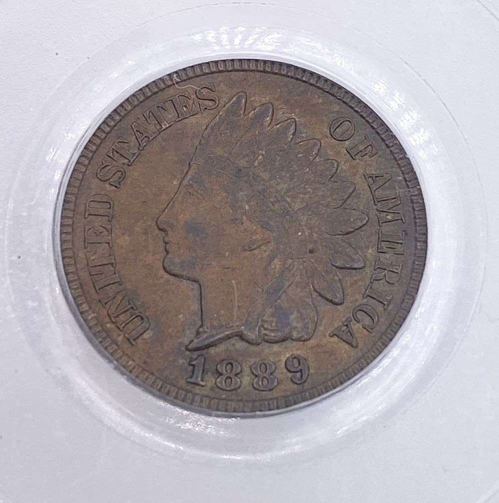 1889 Indian Head Cent PCGS MS62 BN (1 of 4)