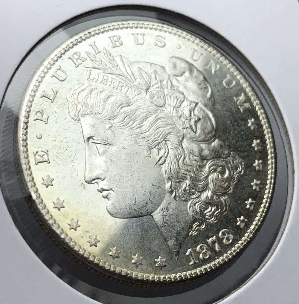 1878-S Morgan Silver Dollar MS64 PL (1 of 4)