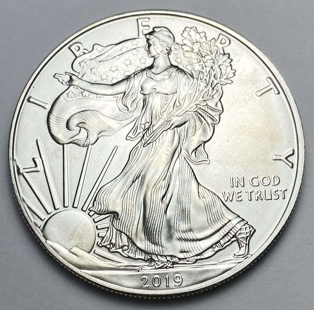 2019 American Silver Eagle: Winner shall receive the exact coin shown here. (RR/B)