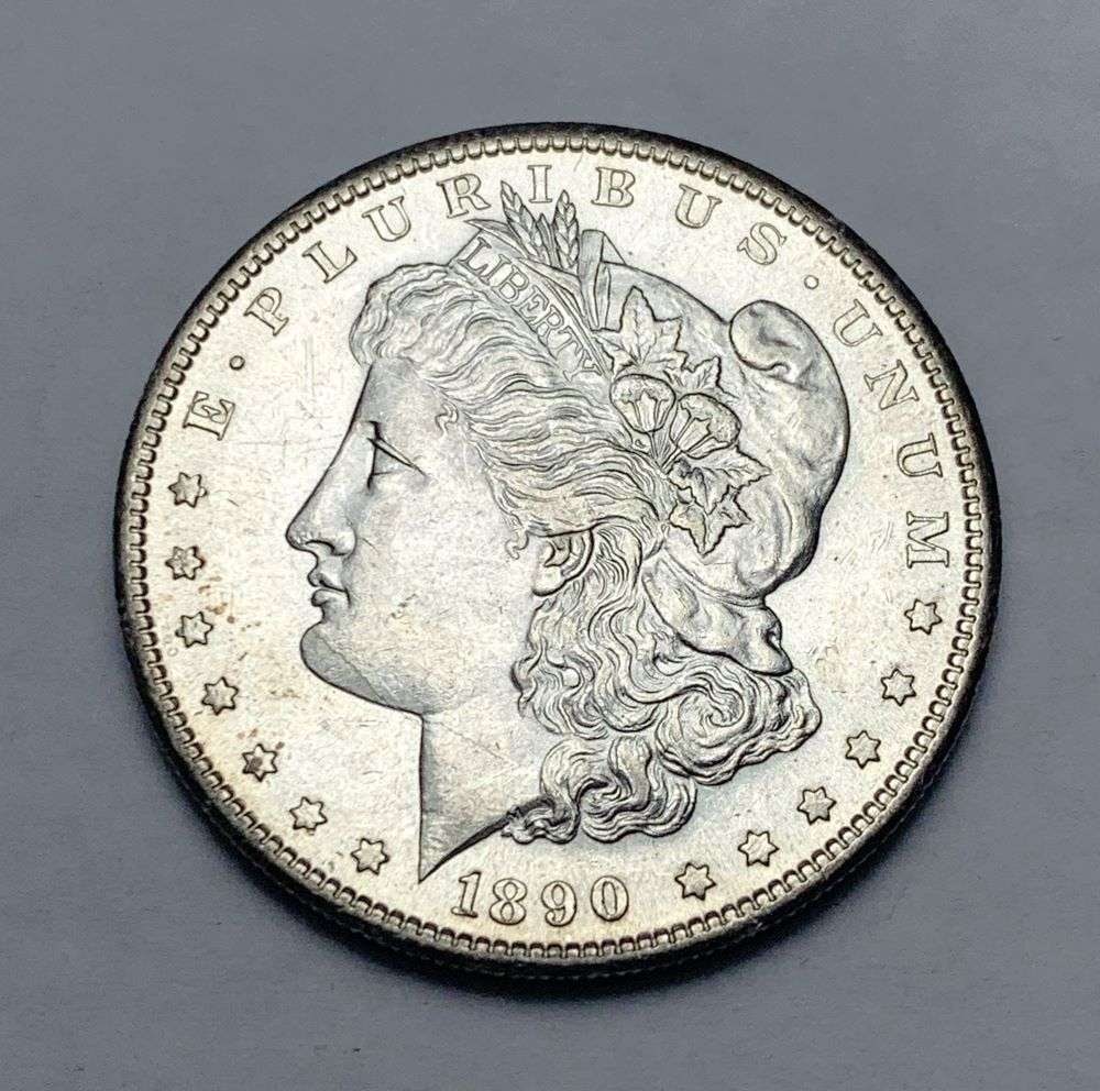 1890-S Morgan Silver Dollar MS63 (1 of 3)