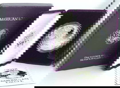 First Year 1986 American Silver Eagle PF69+ OGP: Winner shall receive the exact coin shown here.