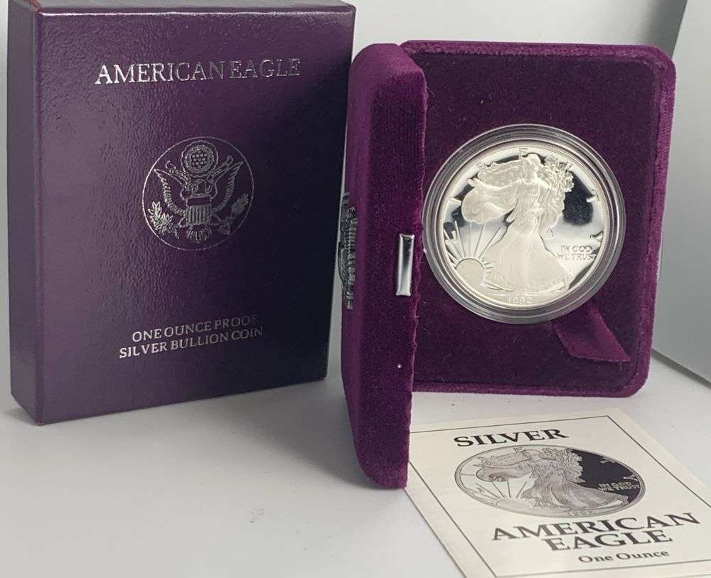 1992-S American Silver Eagle PF69+ OGP (1 of 4)