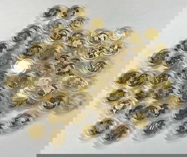 (4) Random United States Modern Gold $5 Commemorative: A very old consigner, who for years on eBay was referred to as "Mr. Big," just consigned close to 1,000 of these gold coins.
