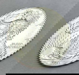2011 American Silver Eagle: Winner shall receive the exact coin shown here. (BD/B)