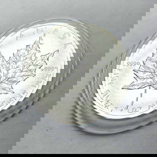 2011 Canada $5 Maple Leaf 1 ozt .9999 Silver: Winner shall receive the exact coin shown here. (BD/B)