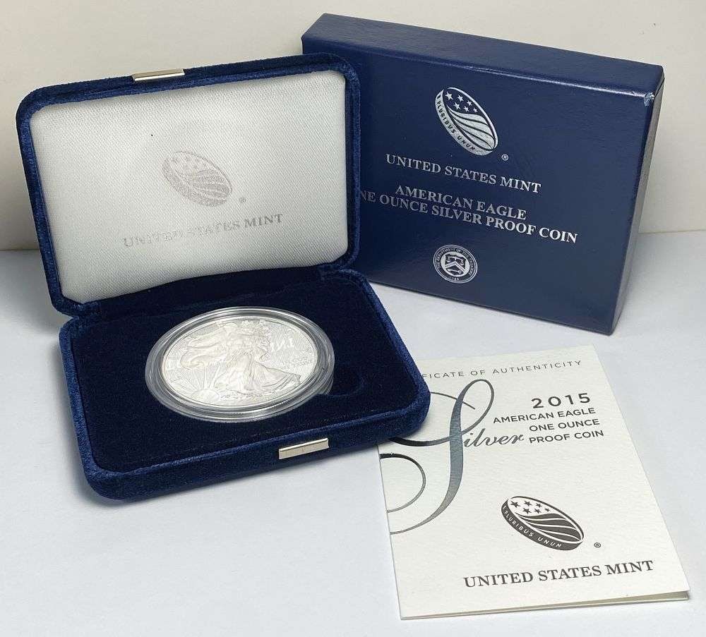 2015-W American Silver Eagle PF69+ OGP (1 of 5)
