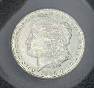1884-CC Morgan Silver Dollar GSA: Winner shall receive the exact coin shown here. (BD/EBR)