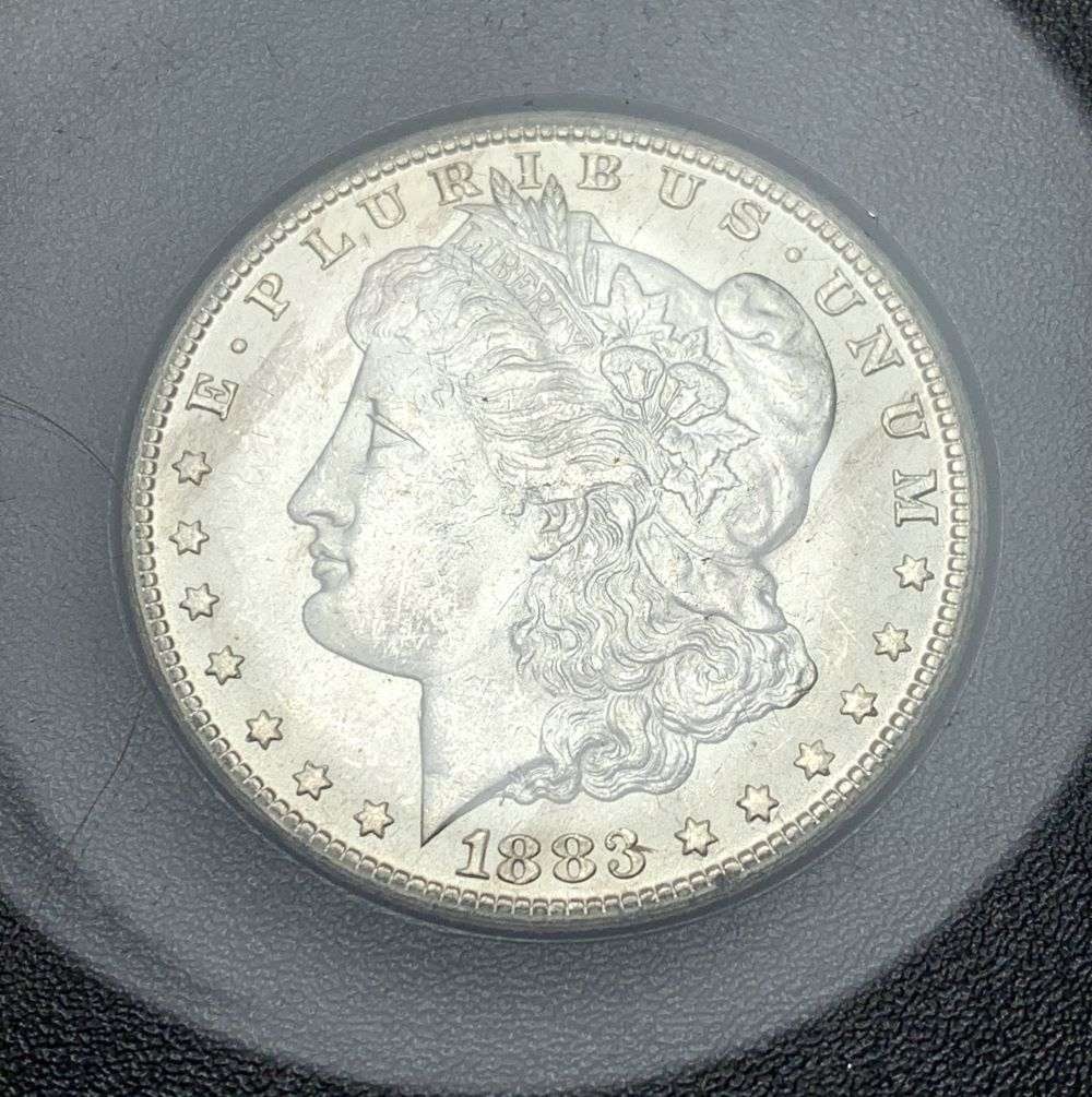 1883-CC Morgan Silver Dollar MS64 GSA: Winner shall receive the exact coin shown here. (BD/EBR)