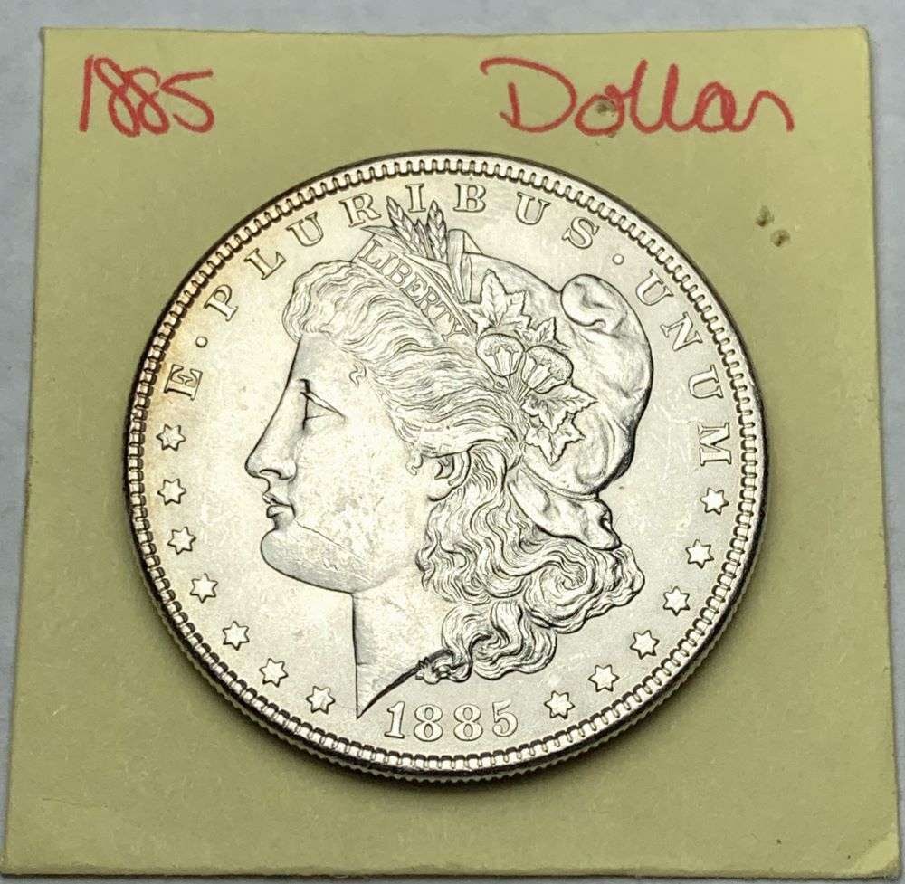 1885 Morgan Silver Dollar MS64 Details (1 of 2)