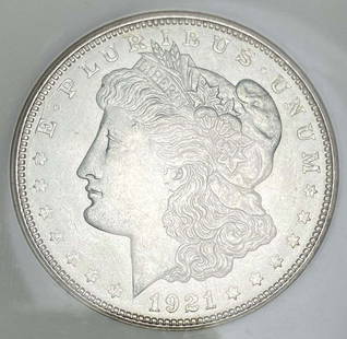1921-D Morgan Silver Dollar NGC MS63: Winner shall receive the exact coin shown here. (RR/EB)